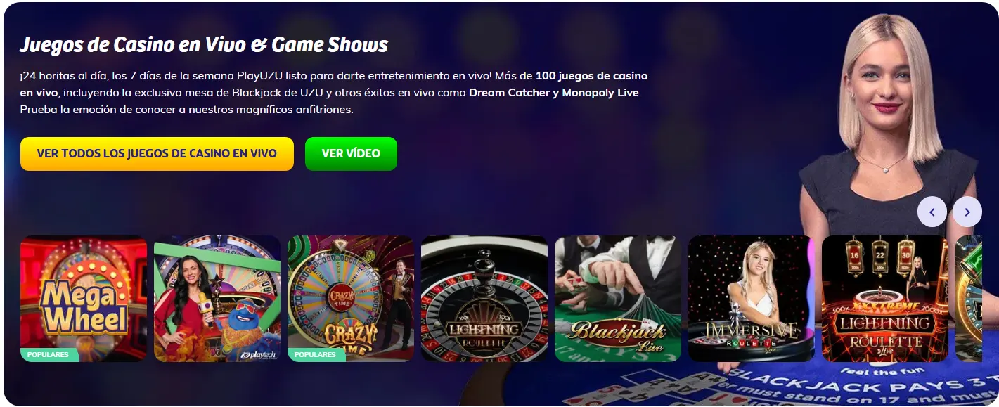 el mejor casino en vivo playuzu 