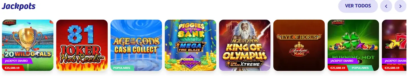 jackpots Playuzu