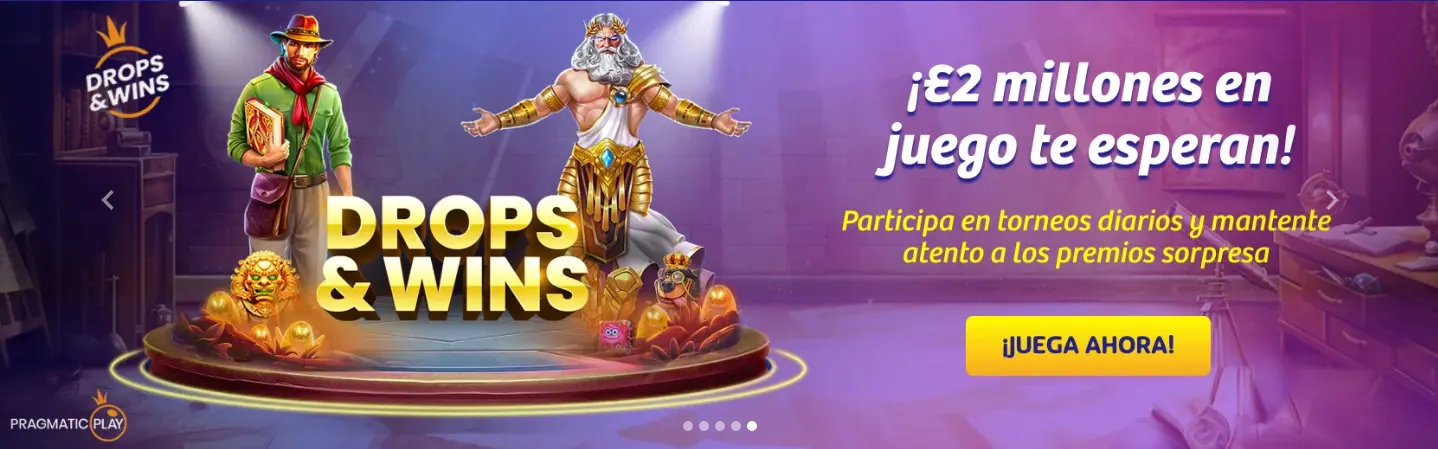 drops and wins promoción Playuzu