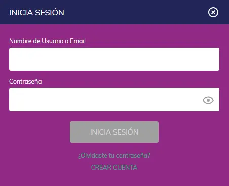 Inicio de sesión de miembro Playuzu